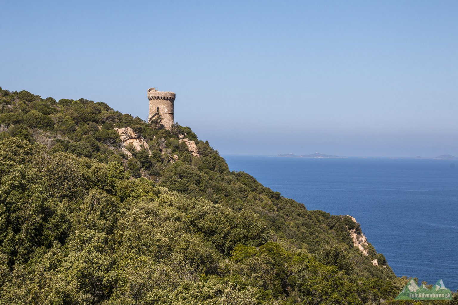 Strážna veža Tour de Capu di Muru, ktorá bola naším ďalším cieľom