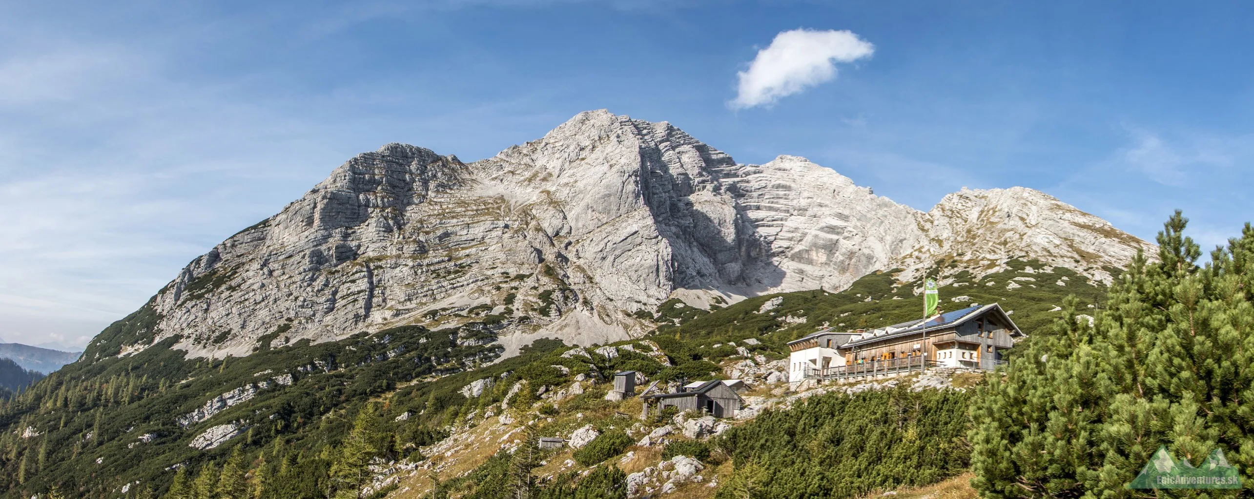 Výhľad na Hochtor od chaty Hesshütte