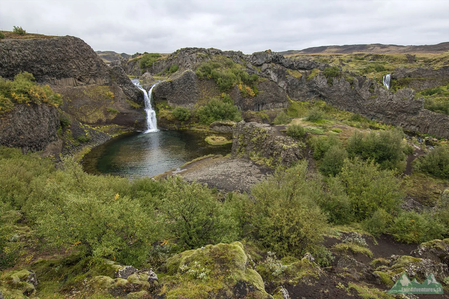 Nádherná oáza uprostred sopečnej pustiny 